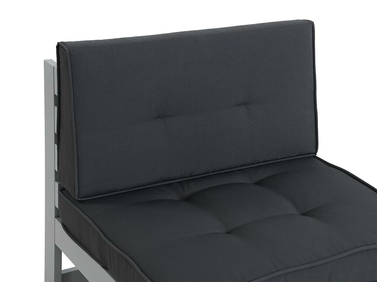 Gartensessel Riverton 758 (Schwarz + Grau)