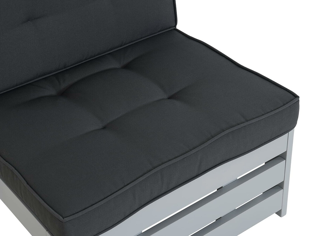 Gartensessel Riverton 758 (Schwarz + Grau)