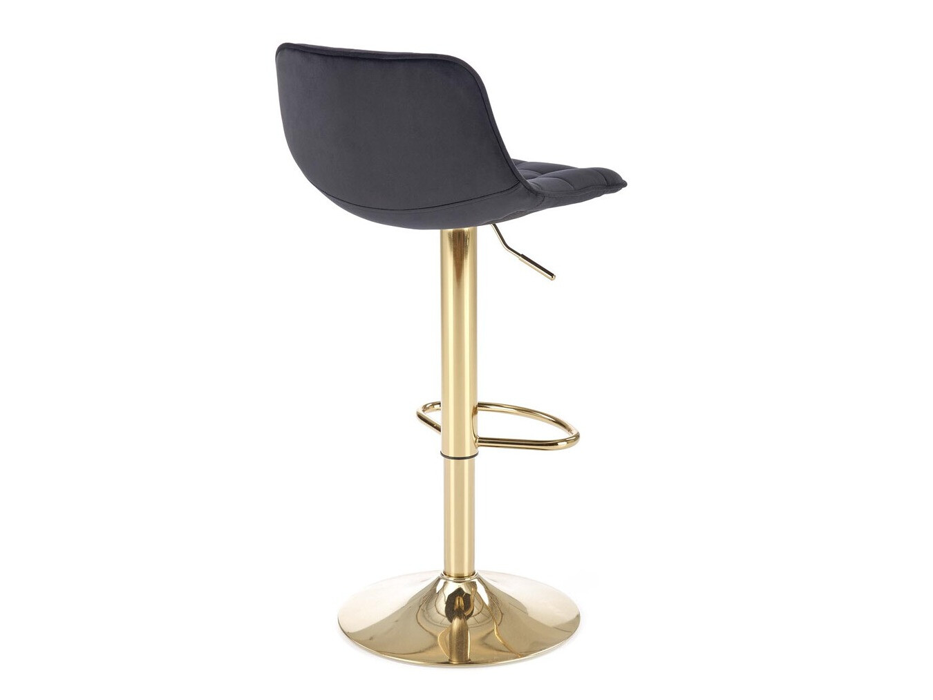 Barstuhl Houston 1441 (Schwarz + Gold)