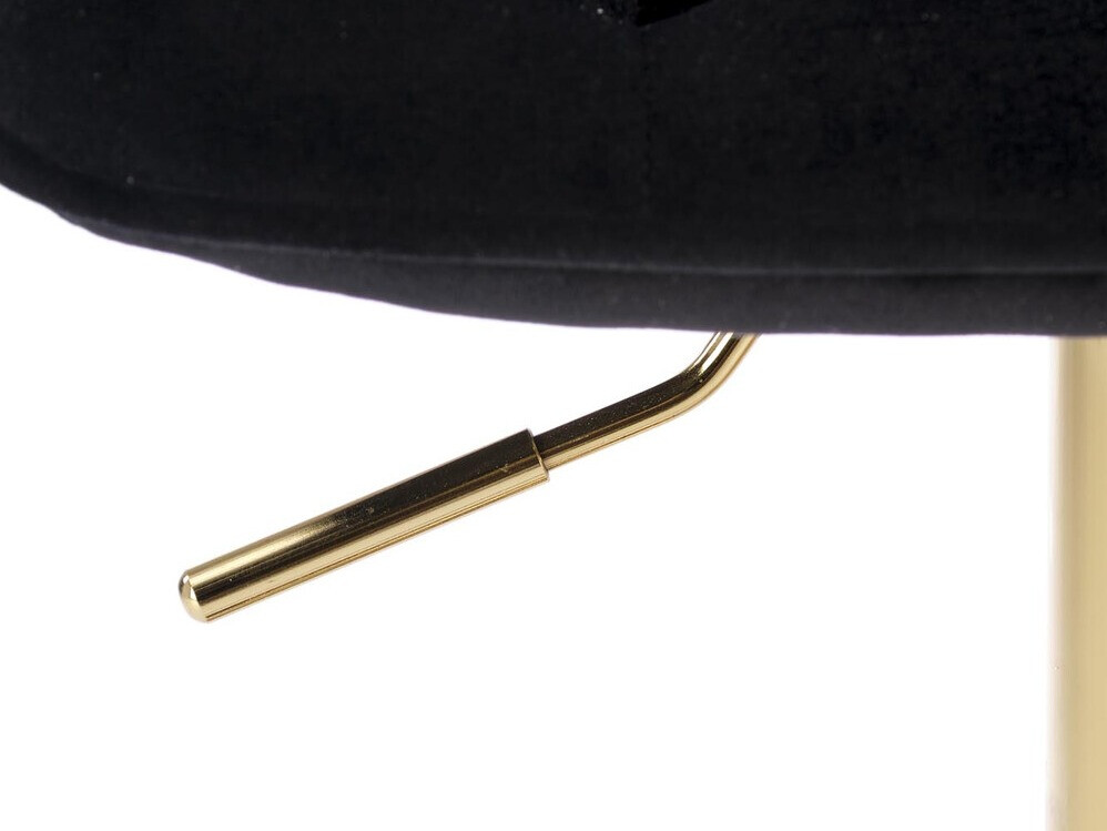 Barstuhl Houston 1441 (Schwarz + Gold)