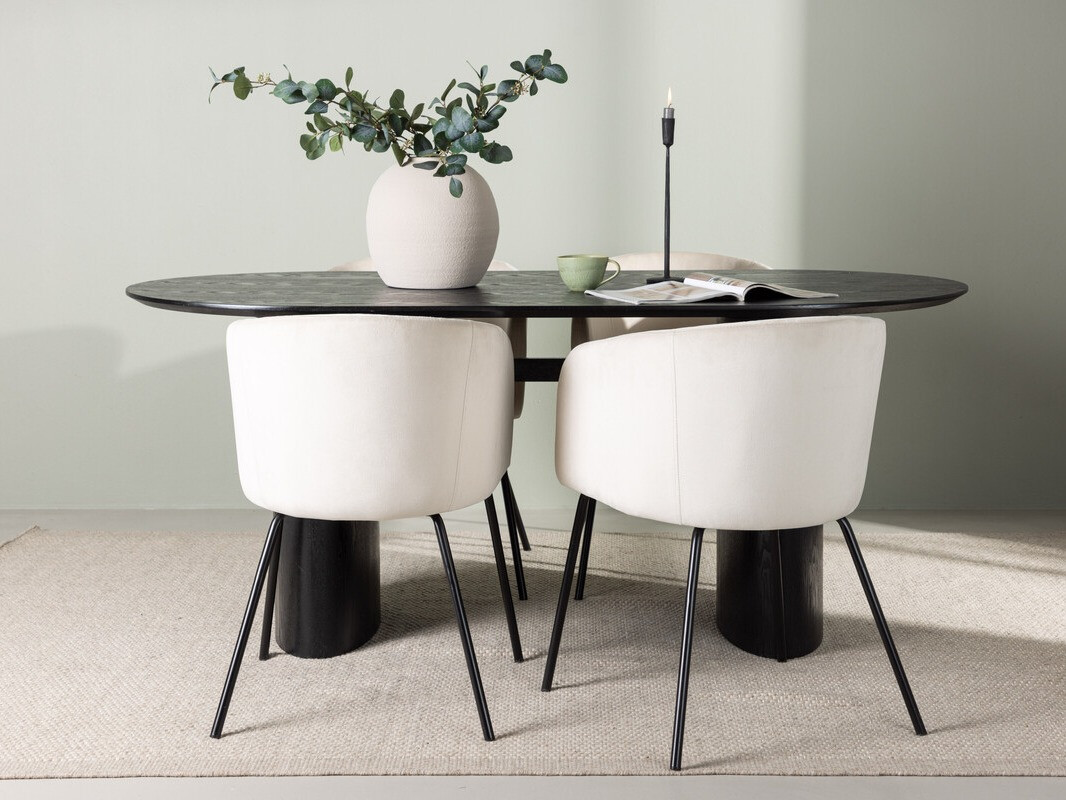 Essgruppe Dallas 3992 (Schwarz)