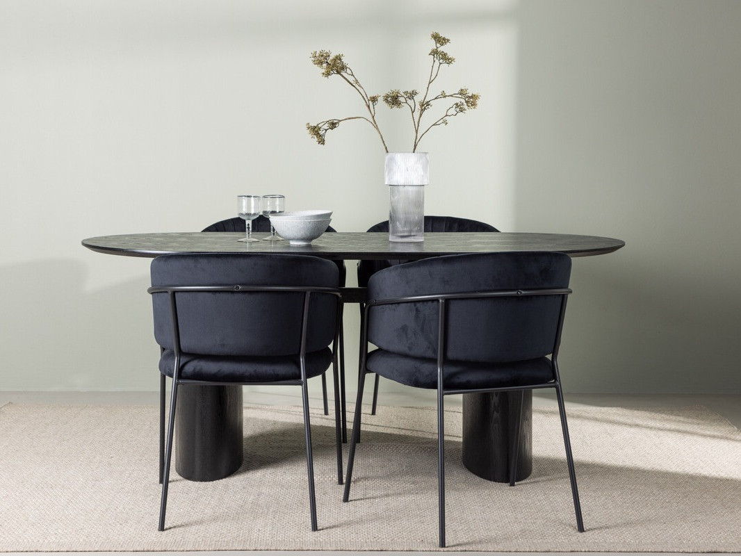 Essgruppe Dallas 3994 (Schwarz)