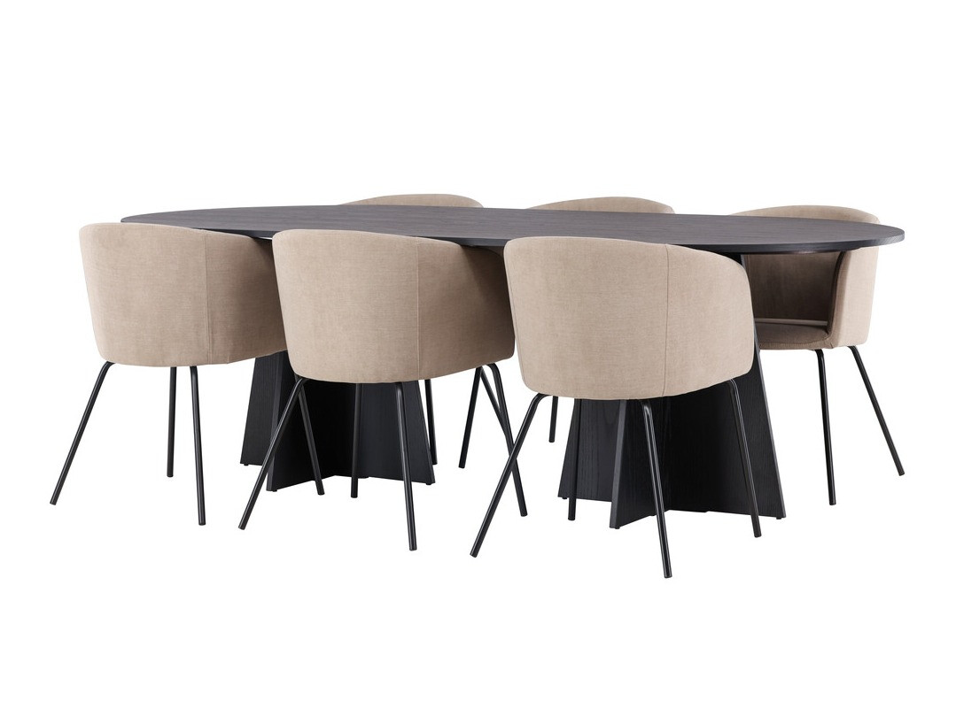 Essgruppe Dallas 4019 (Beige)