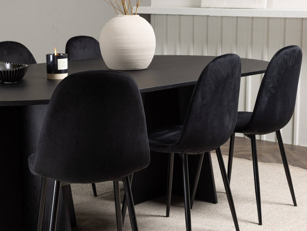 Essgruppe Dallas 4032 (Schwarz)