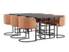 Essgruppe Dallas 4043 (Schwarz)