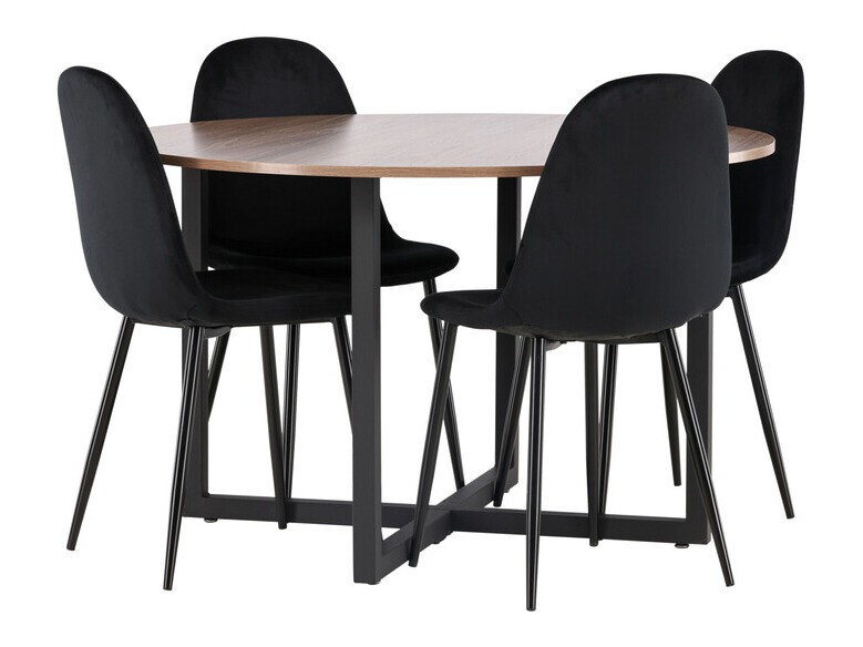Essgruppe Dallas 4054 (Schwarz)