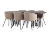 Essgruppe Dallas 4063 (Beige + Schwarz)