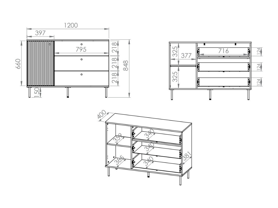 Kommoden Marmeli 104