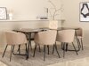 Essgruppe Dallas 2569 (Beige + Schwarz)