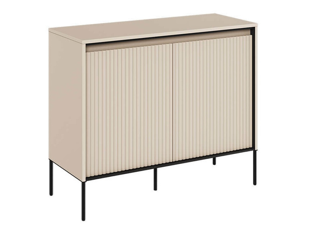 Sideboard Fernolu 101 (Beige + Schwarz)