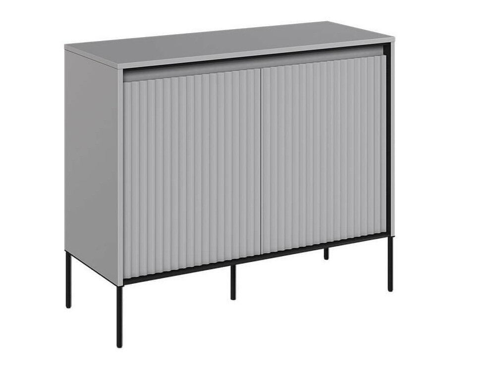 Sideboard Fernolu 101 (Grau + Schwarz)