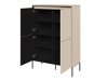 Sideboard Fernolu 102 (Beige + Schwarz)