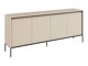 Sideboard Fernolu 103 (Beige + Schwarz)