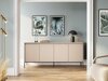 Sideboard Fernolu 103 (Beige + Schwarz)