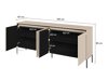 Sideboard Fernolu 103 (Beige + Schwarz)