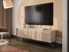 TV-Möbel Fernolu 104 (Beige + Schwarz)
