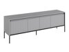 TV-Möbel Fernolu 104 (Grau + Schwarz)