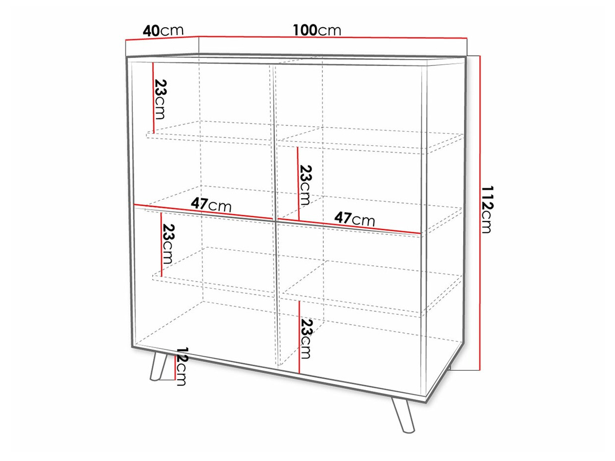 Sideboard Merced 132 (Weiß)