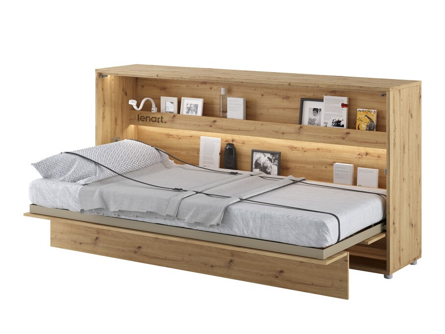 Schrankbett Concept Pro Lenart V (Artisan Eichenholzoptik)