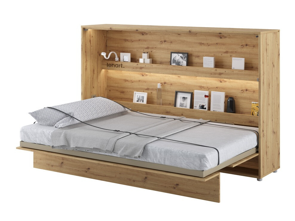 Schrankbett Concept Pro Lenart V (Artisan Eichenholzoptik)
