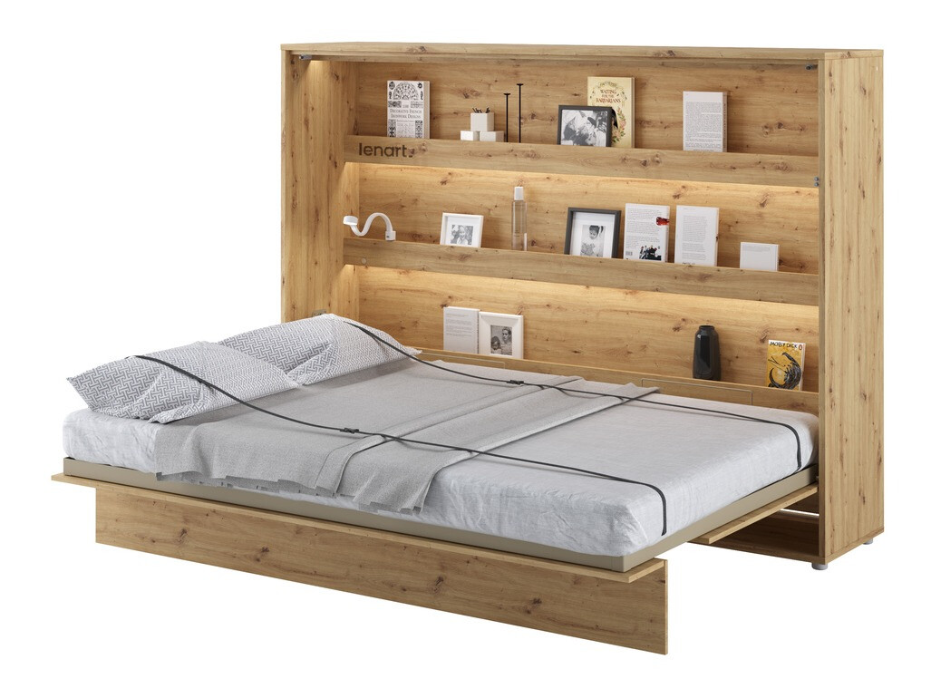 Schrankbett Concept Pro Lenart V (Artisan Eichenholzoptik)