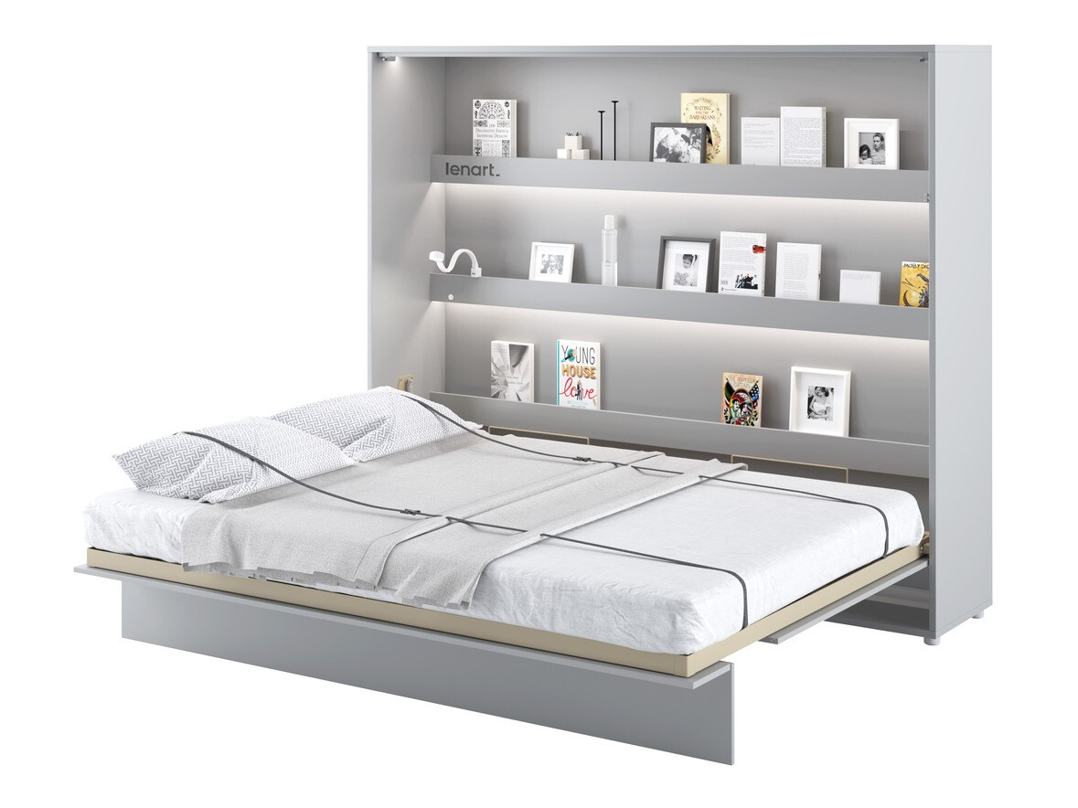 Schrankbett Concept Pro Lenart V (Grau)