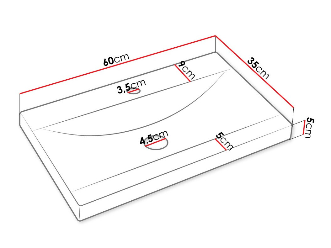 Badezimmer-Set Comfivo Livciro 102 (Weiß)