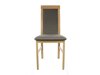 Stuhl Boston 463 (Helles Holz + Braun)