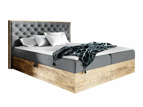 Boxspringbett Baltimore 182 (Wotan Eiche + Faro 4)