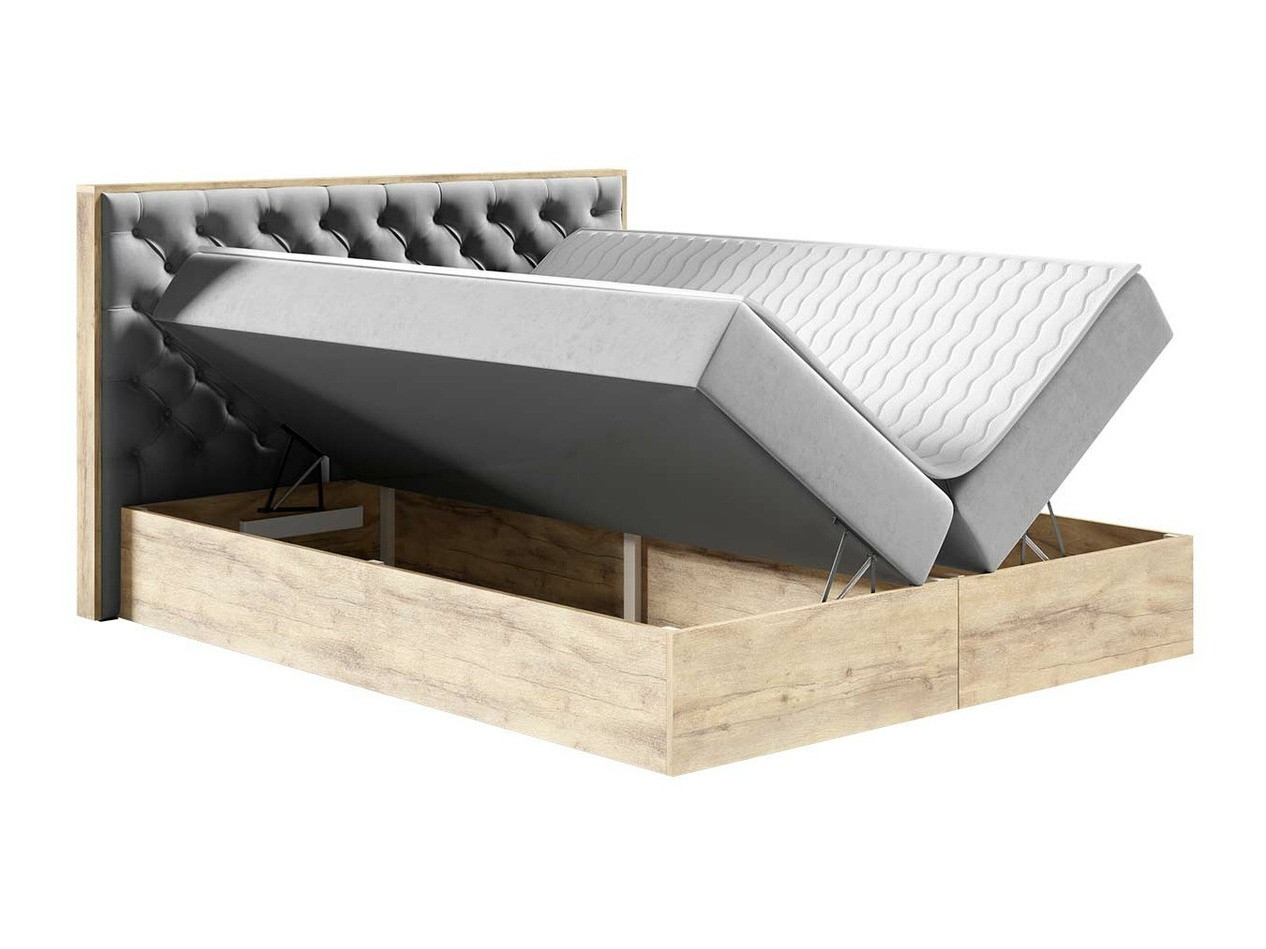 Boxspringbett Baltimore 182 (Wotan Eiche + Faro 4)