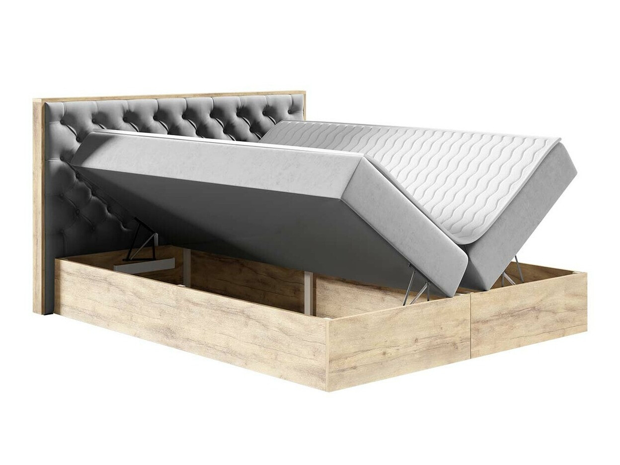 Boxspringbett Baltimore 182 (Wotan Eiche + Faro 5)