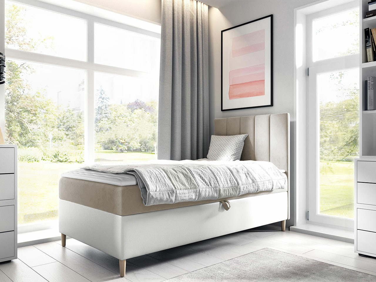 Boxspringbett Lucus VI (Soft 017 + Fresh 1)