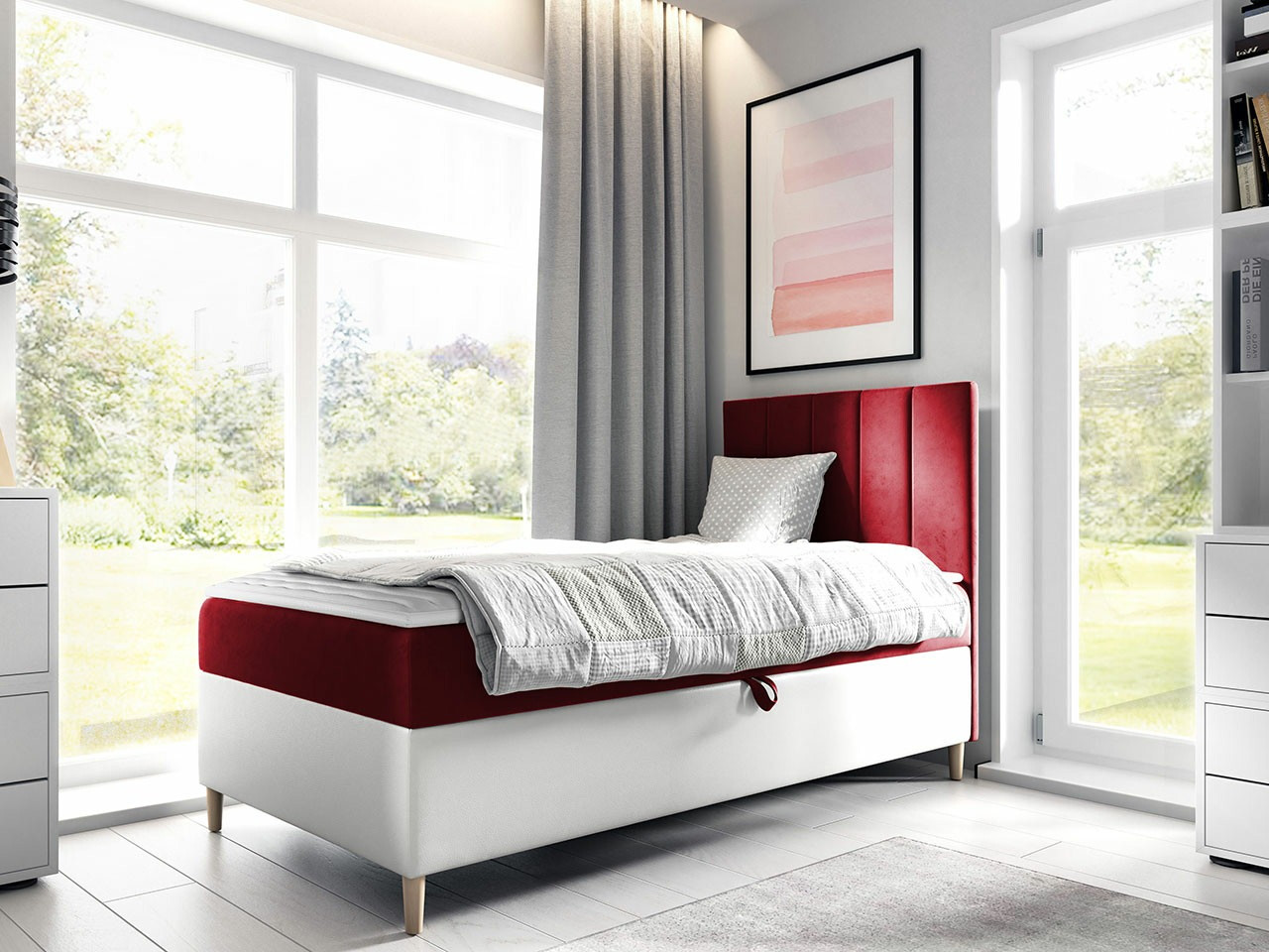 Boxspringbett Lucus VI (Soft 017 + Fresh 8)