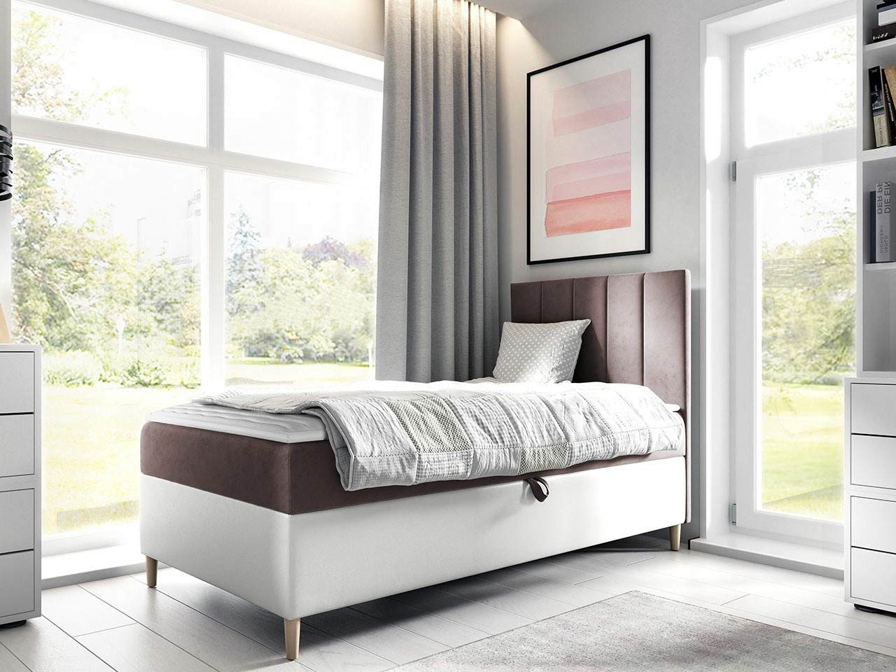 Boxspringbett Lucus VI (Soft 017 + Fresh 9)