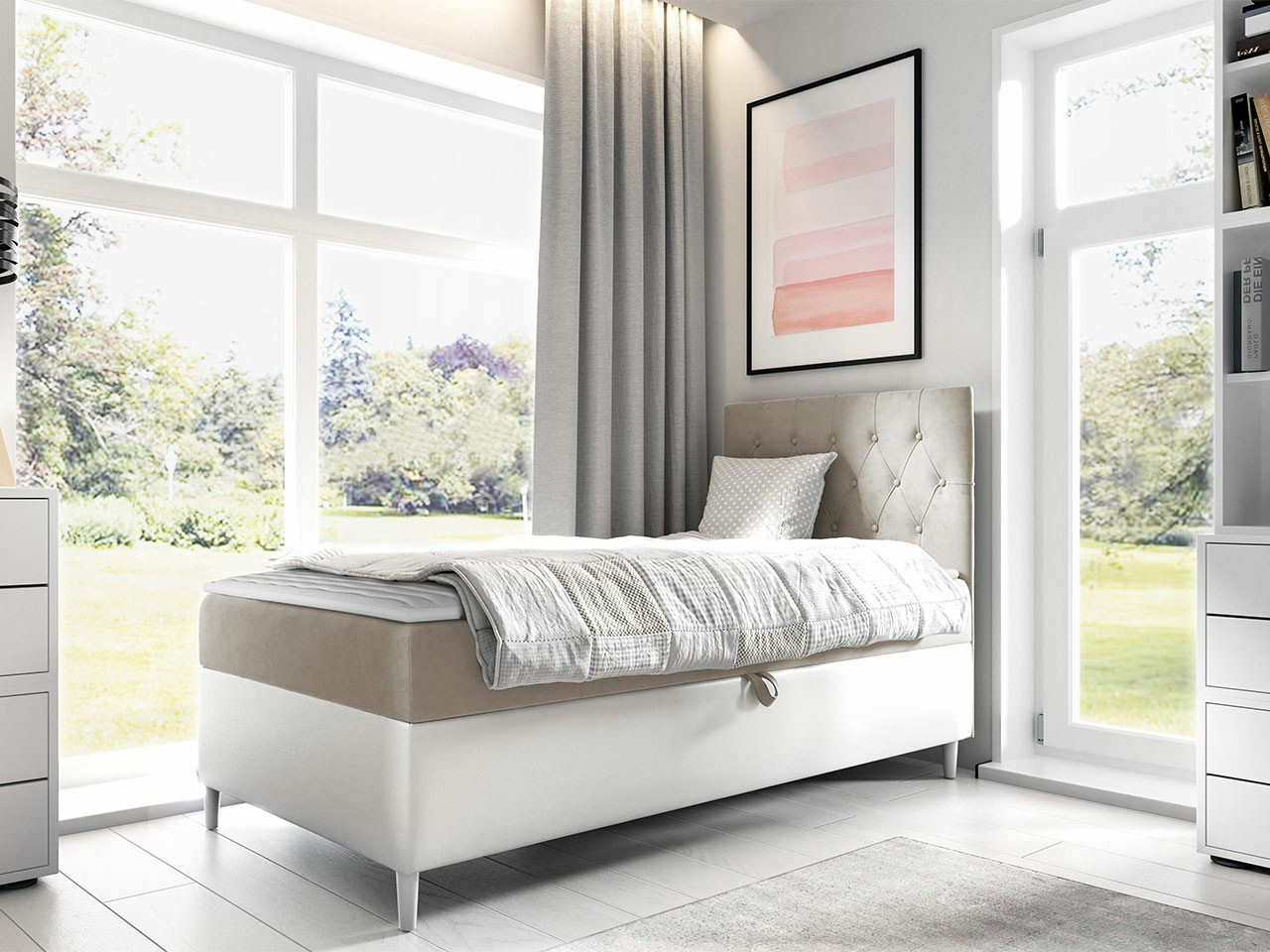 Boxspringbett Lucus VII (Soft 017 + Fresh 1)