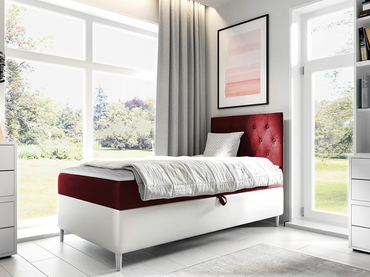 Boxspringbett Lucus VII (Soft 017 + Fresh 8)
