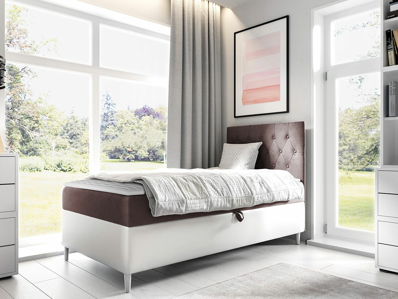 Boxspringbett Lucus VII (Soft 017 + Fresh 9)