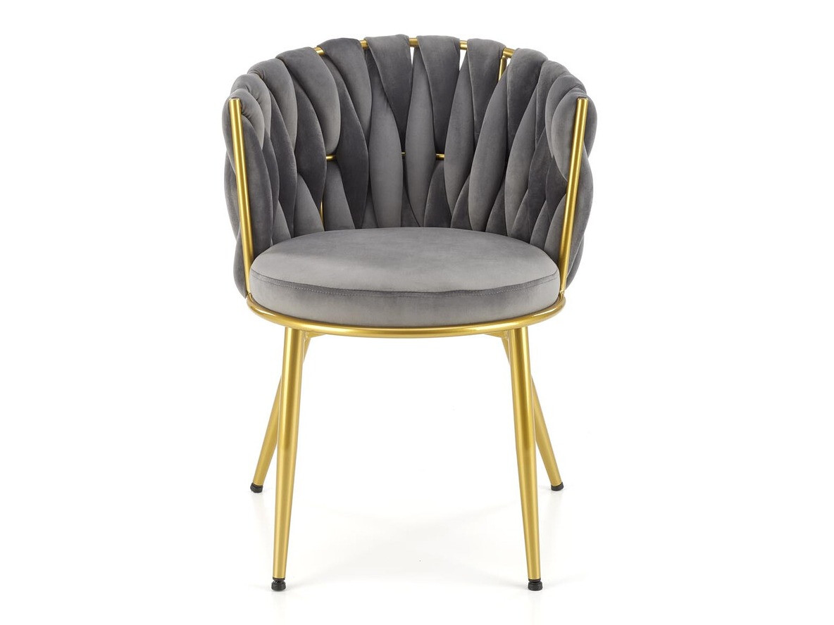 Stuhl Houston 1506 (Grau + Gold)