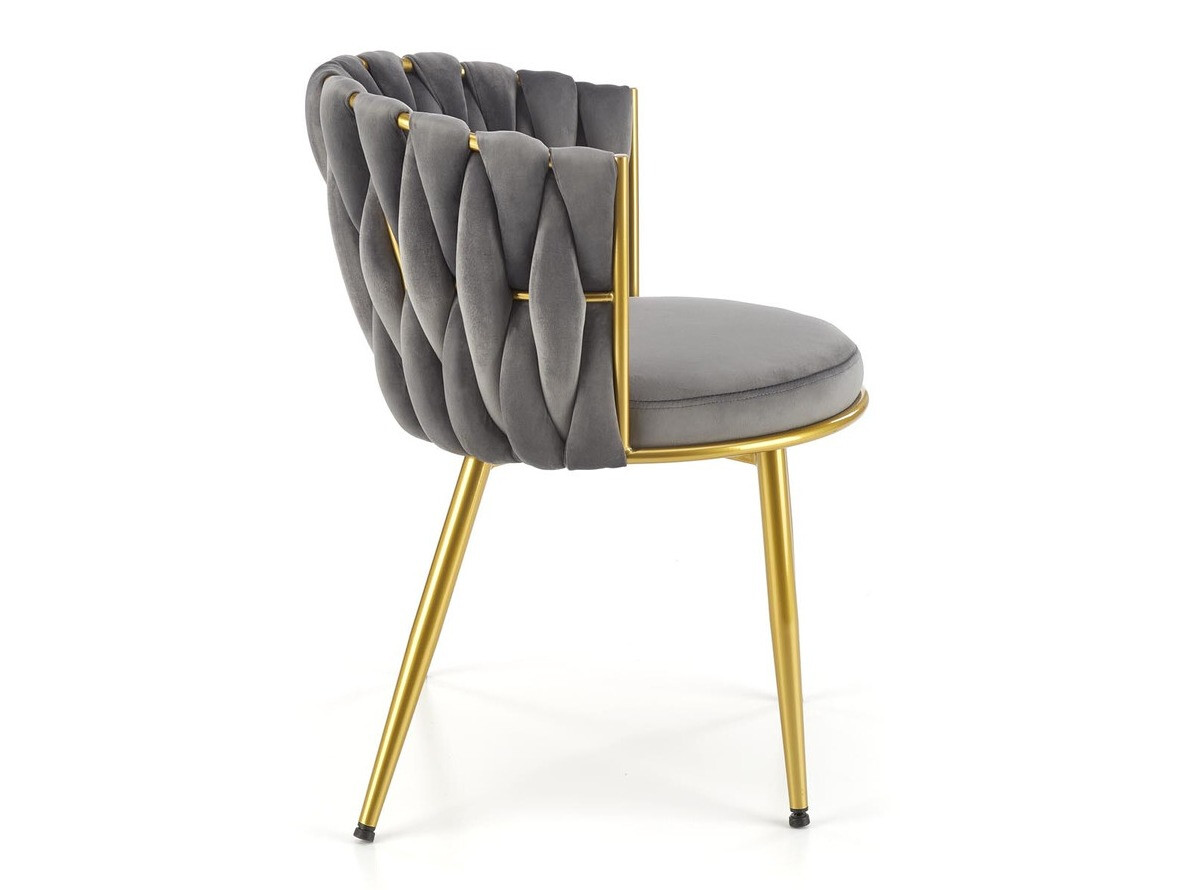 Stuhl Houston 1506 (Grau + Gold)