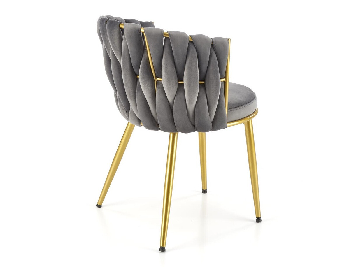 Stuhl Houston 1506 (Grau + Gold)