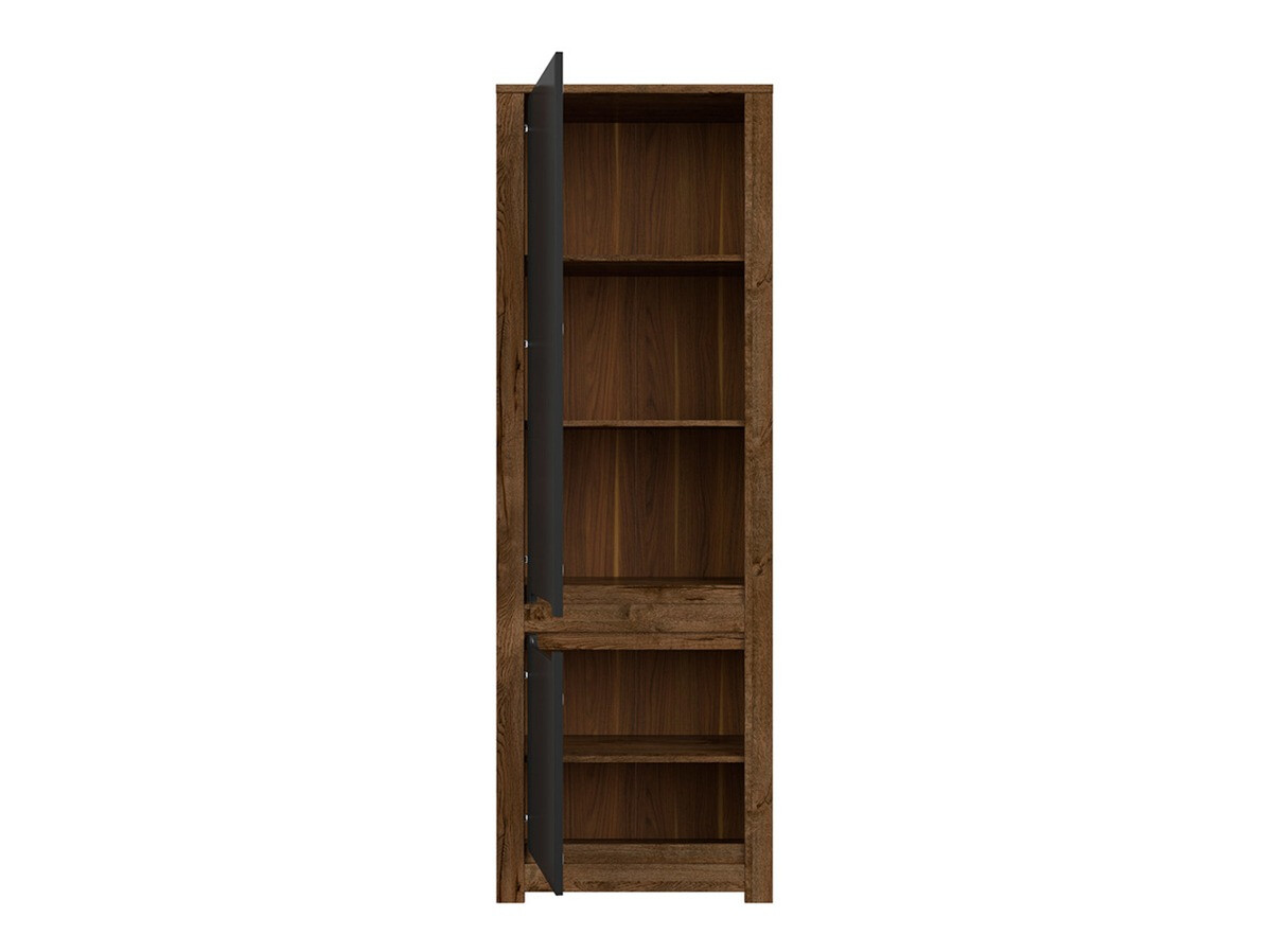 Regal Ophevaru 106 (Mattschwarz + April eichenholzoptik)