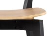 Barhocker Norsica 736 (Schwarz + Helles Holz)