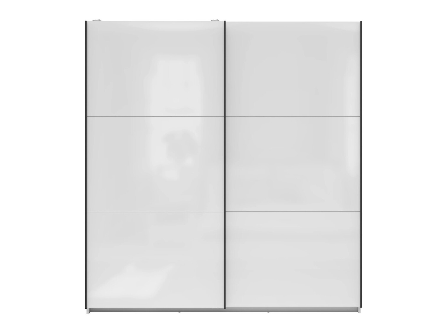 Kleiderschrank Livevaro 109 (Weiß glänzend)