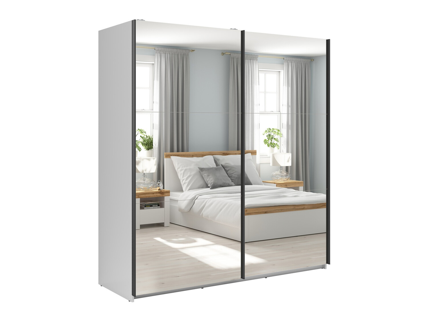 Kleiderschrank Livevaro 111 (Weiß)