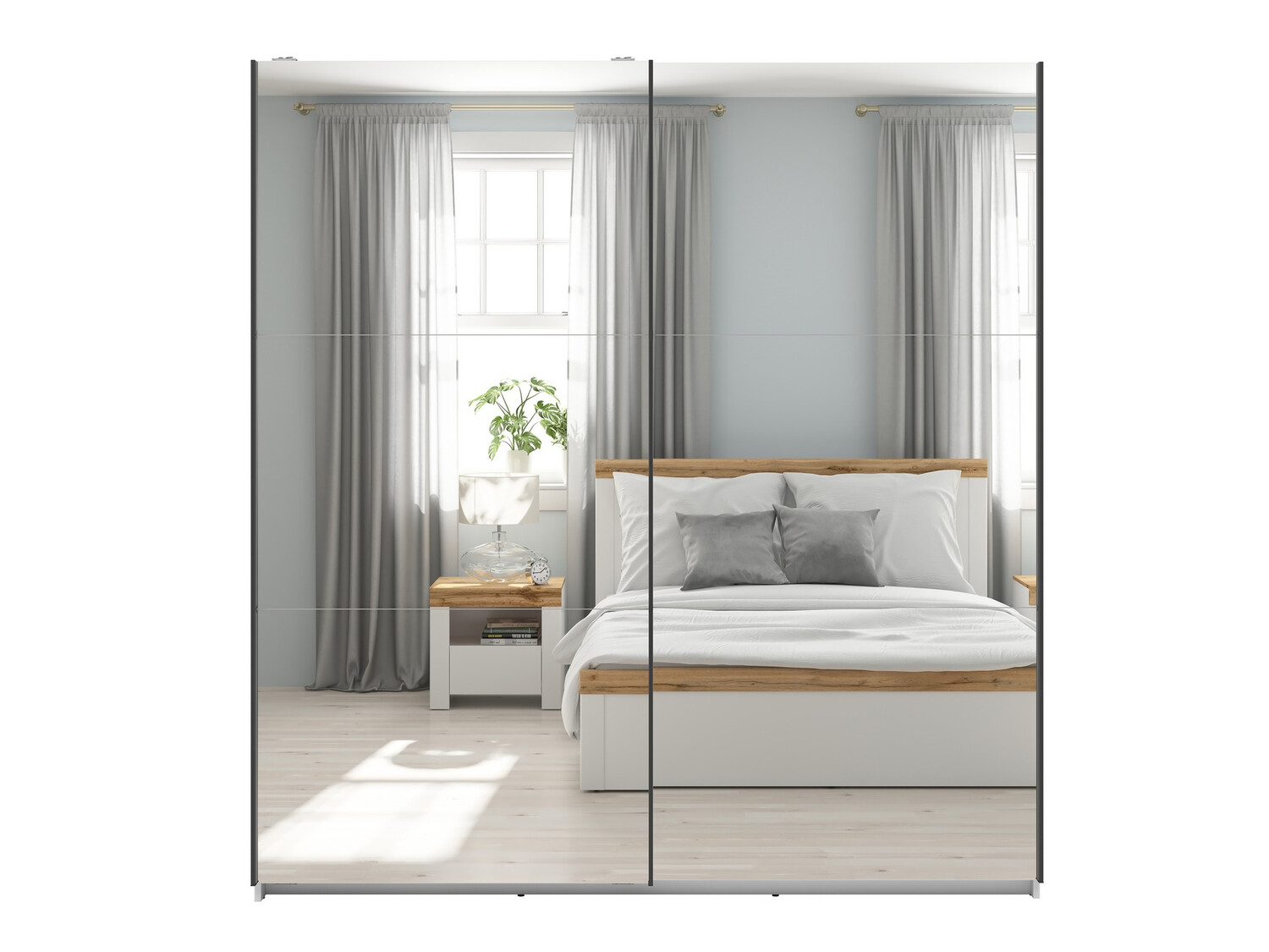 Kleiderschrank Livevaro 111 (Weiß)
