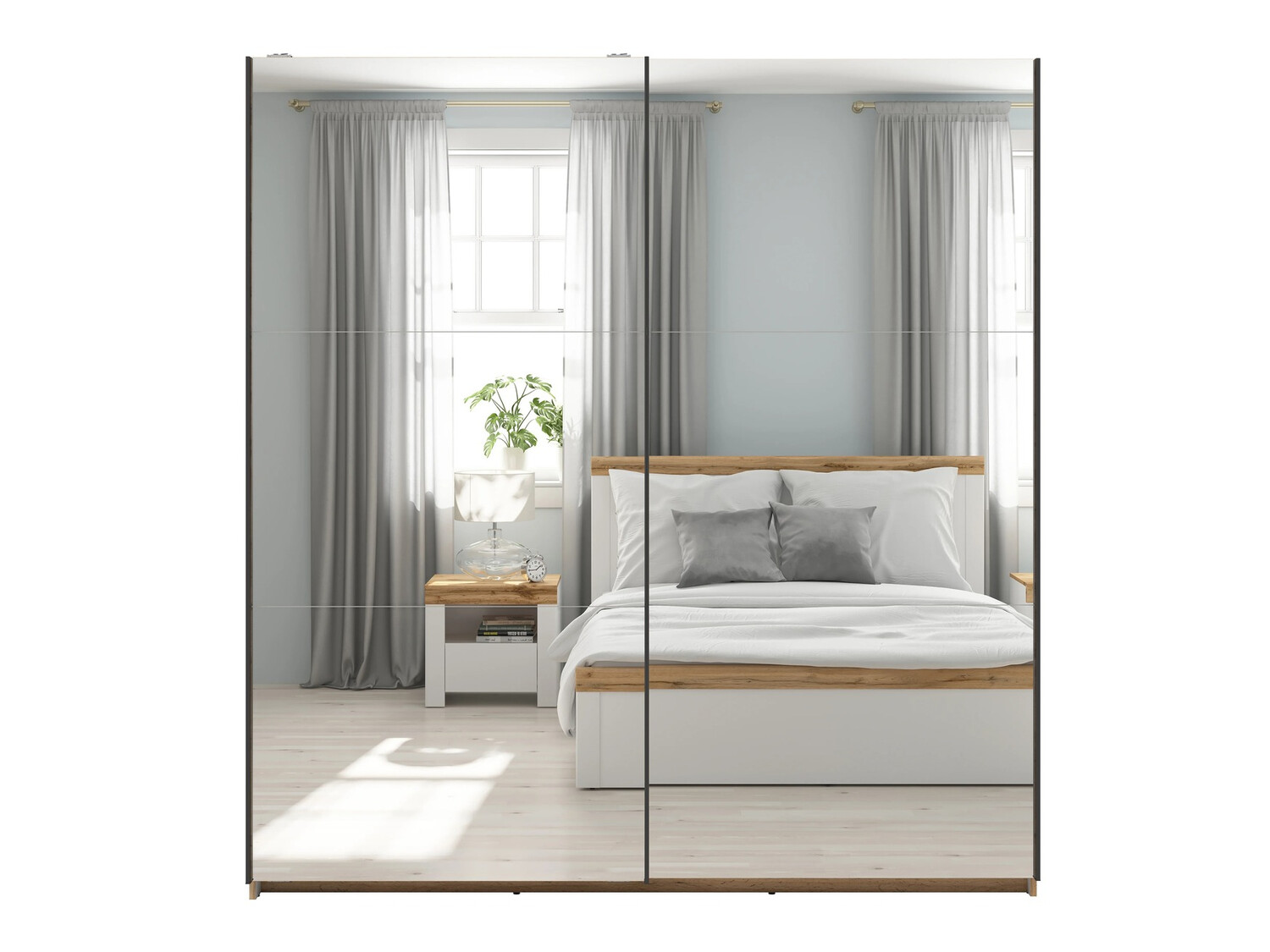 Kleiderschrank Livevaro 111 (Wotan Eiche)