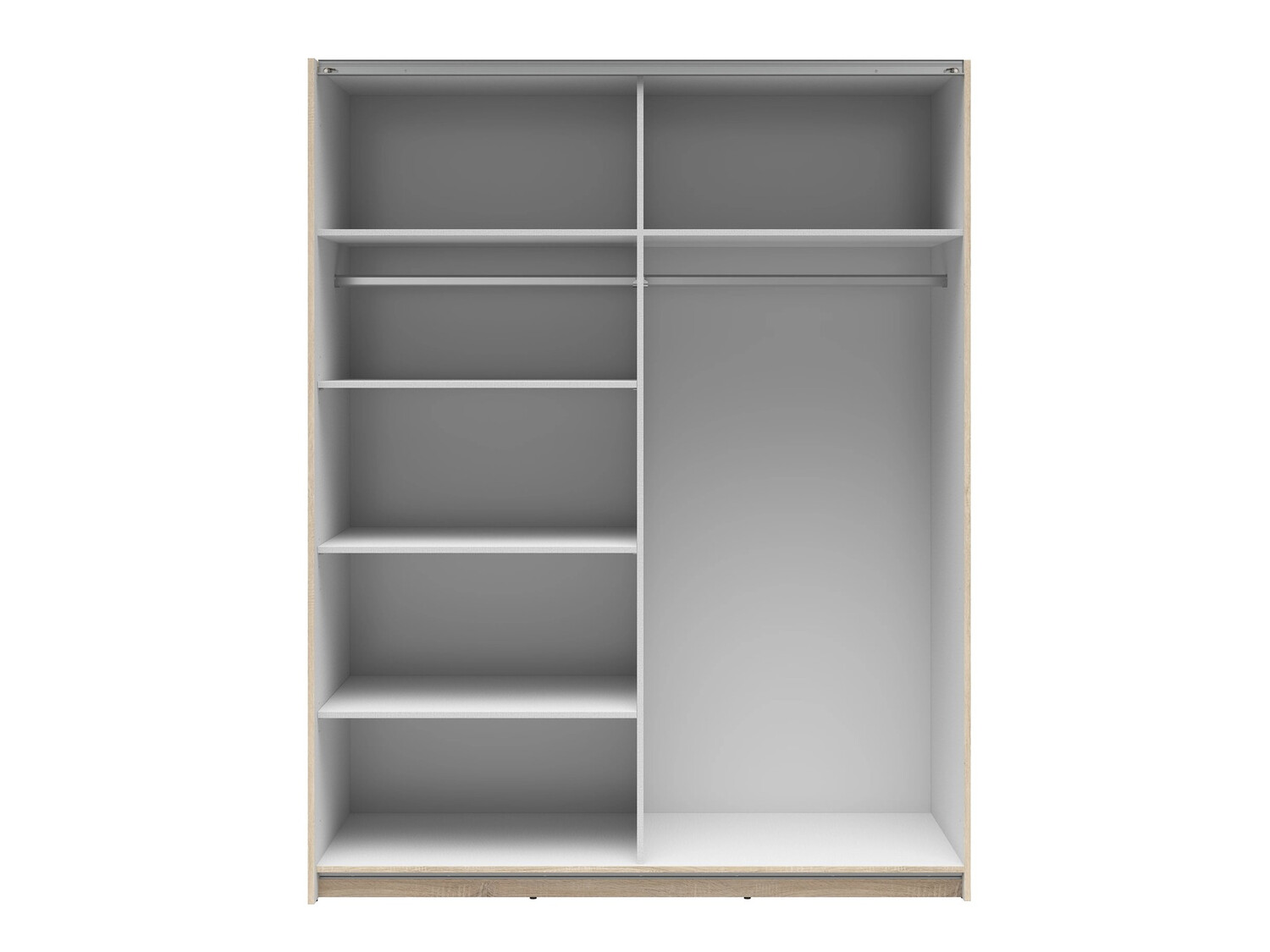 Kleiderschrank Livevaro 117 (Sonoma Eichenholzoptik)