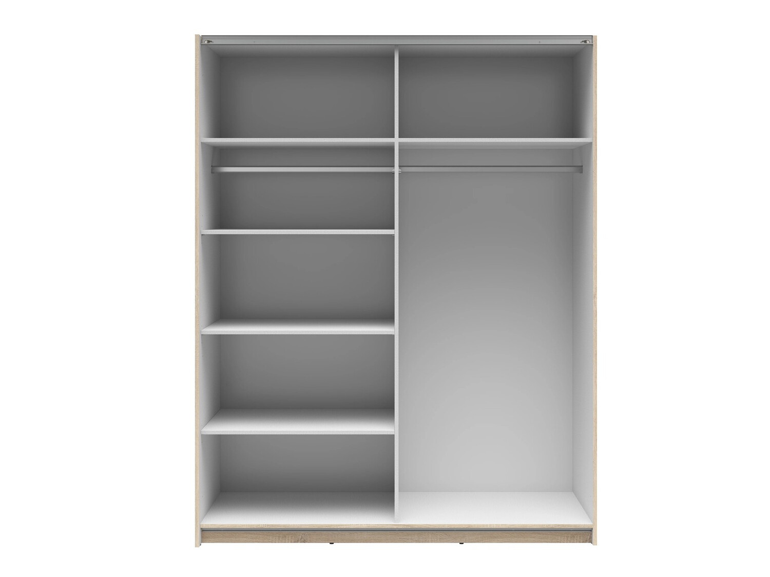 Kleiderschrank Livevaro 118 (Sonoma Eichenholzoptik)