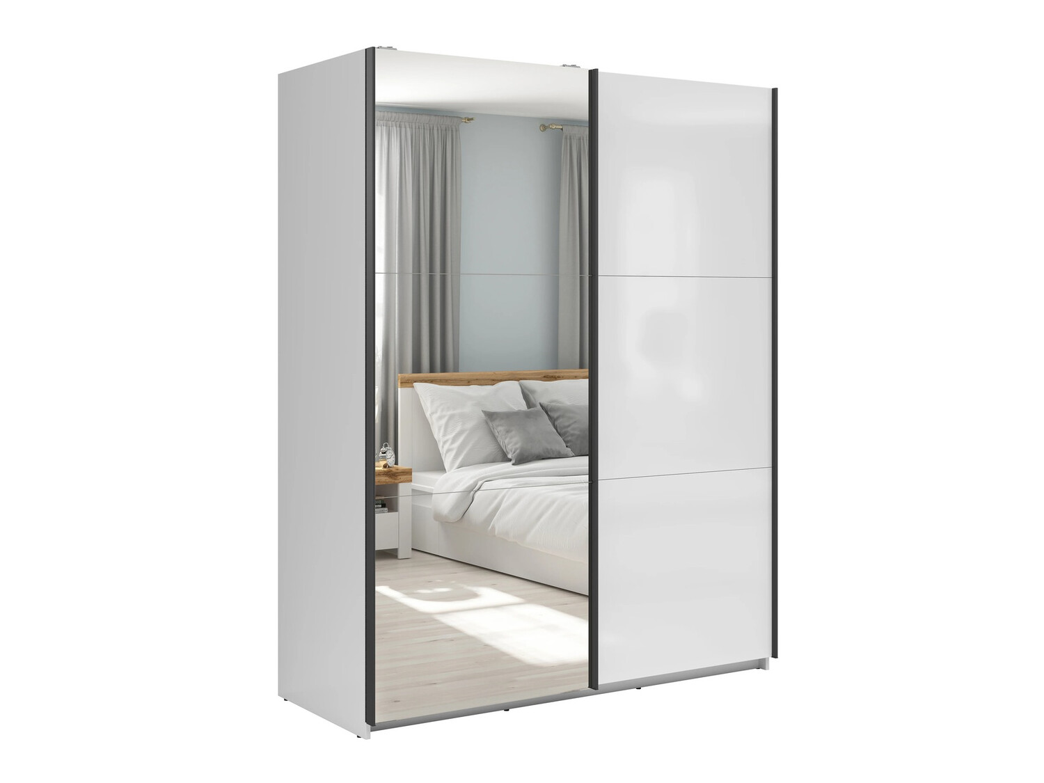 Kleiderschrank Livevaro 118 (Weiß)