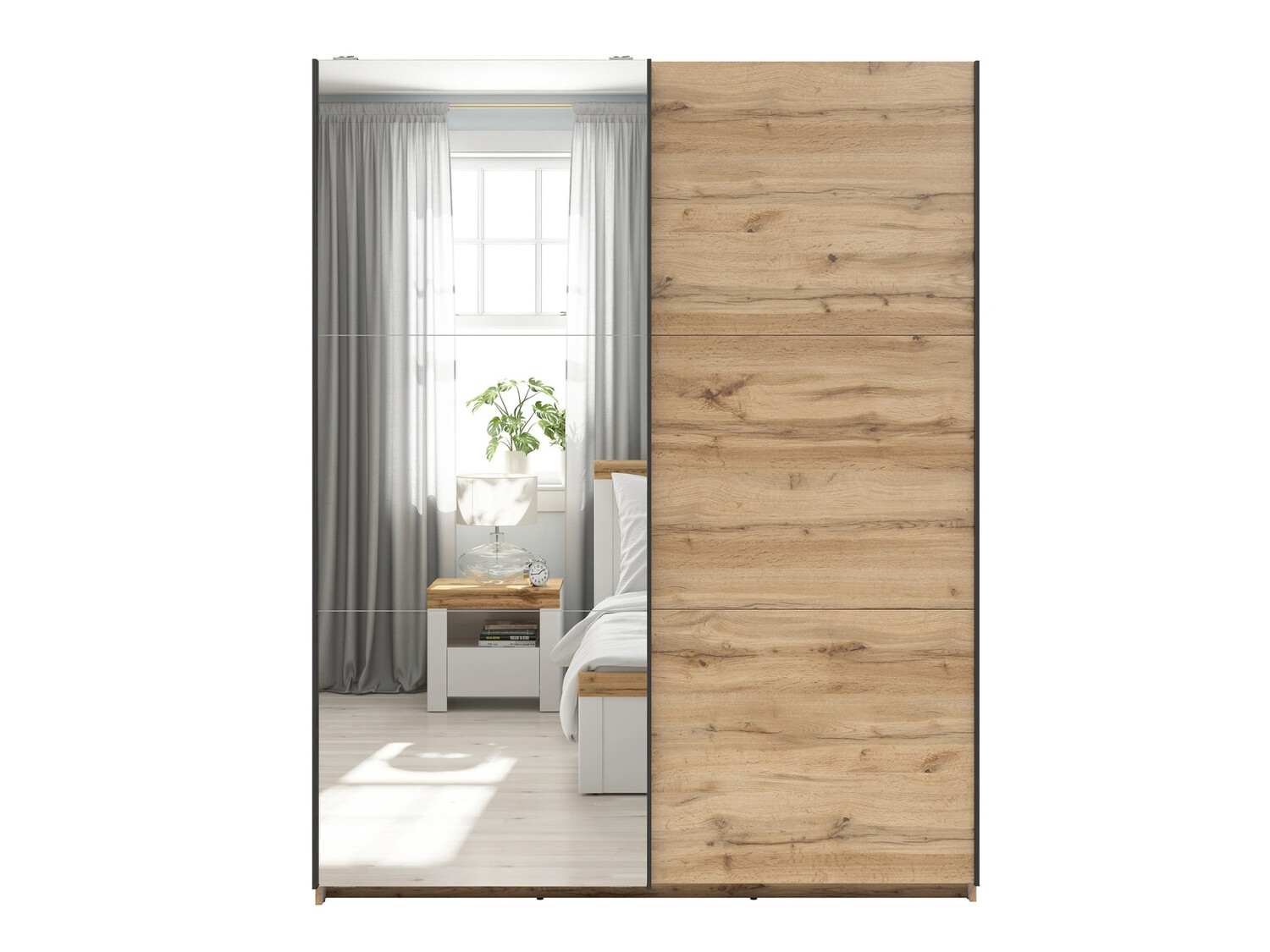 Kleiderschrank Livevaro 118 (Wotan Eiche)